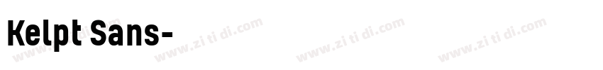 Kelpt Sans字体转换